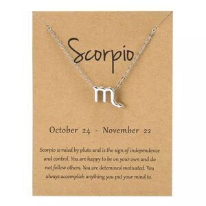 🆕Scorpio Zodiac Astrology Pendant Necklace